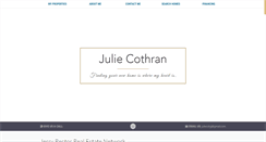 Desktop Screenshot of juliecothran.com